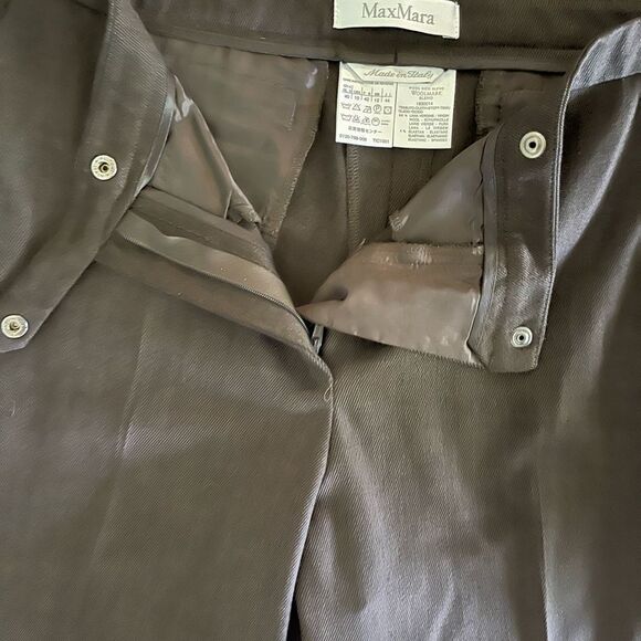 MaxMara Black Straight Leg Pants - Picture 5 of 6